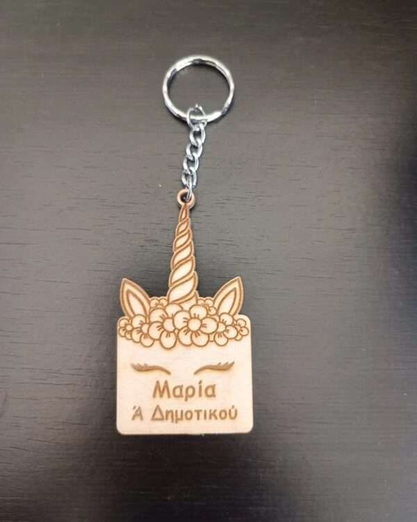 wooden custom keychain