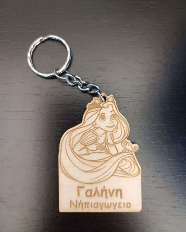 wooden custom keychain