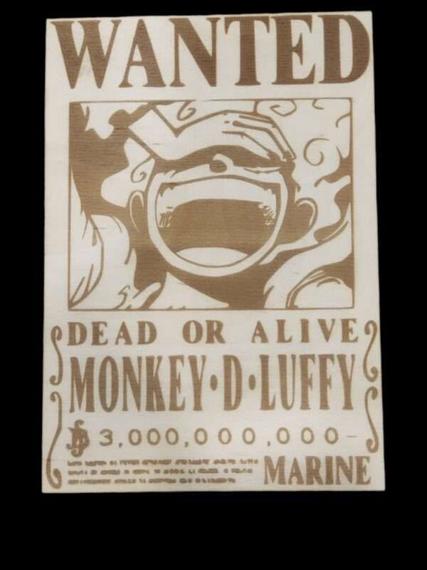 wanted poster wood