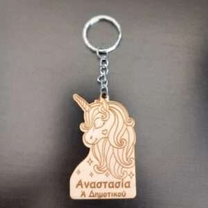 wooden custom keychain