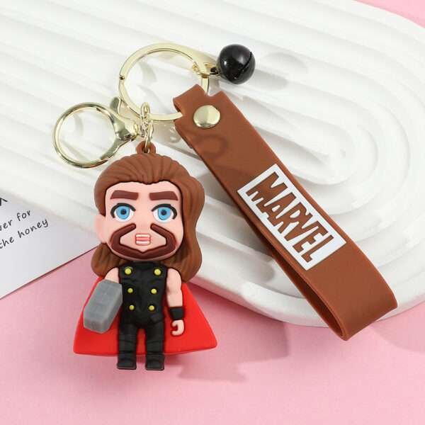 a key chain with a cartoon character on it