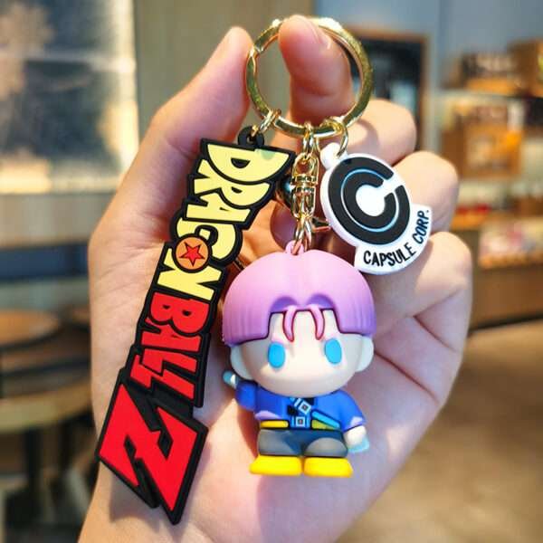 a key chain with a cartoon character on it