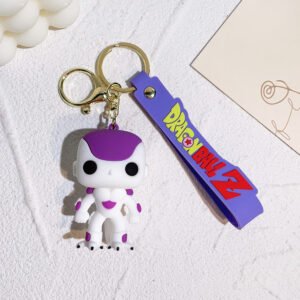 a key chain with a cartoon character on it