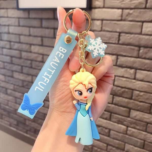 a key chain with a cartoon character on it