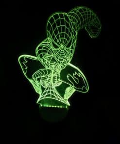 spiderman 3d acrylic light