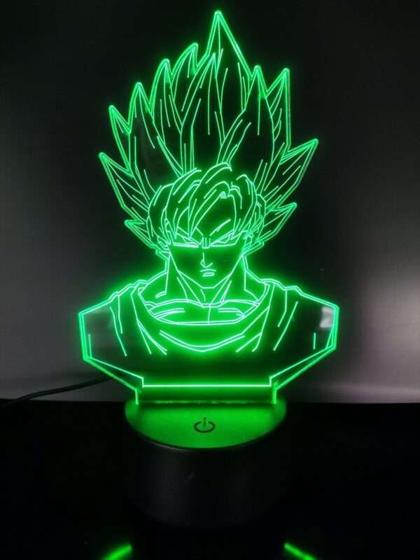 acrylic goku light with base