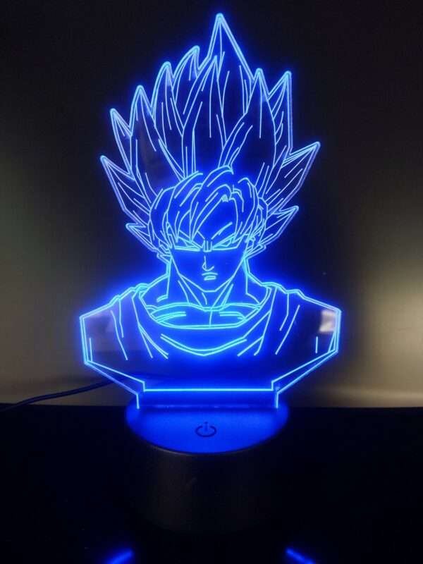 acrylic goku light with base