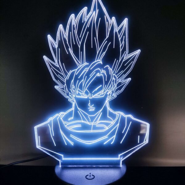 acrylic goku light with base