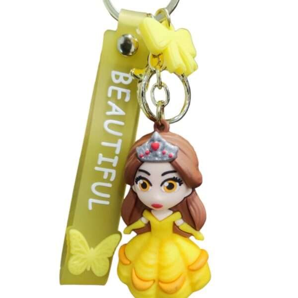 a key chain with a cartoon character on it