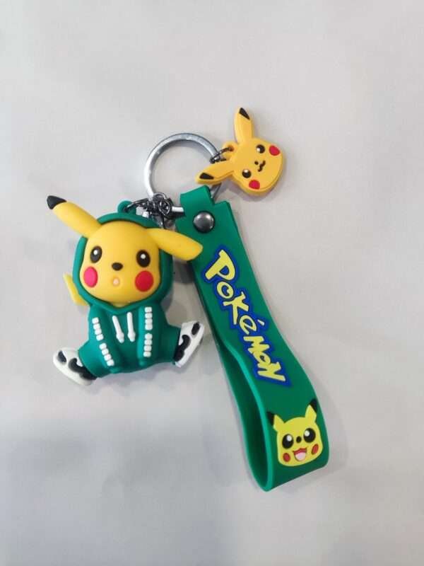 a key chain with a cartoon character on it