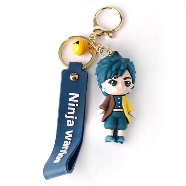 a key chain with a cartoon character on it