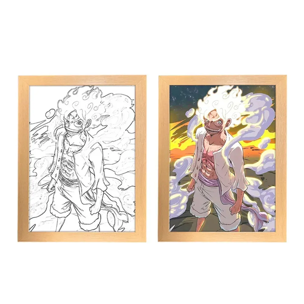 Κορνίζα Φωτιστικό Luffy Gear 5 - Image 1