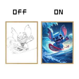 Κορνίζα Φωτιστικό Stitch