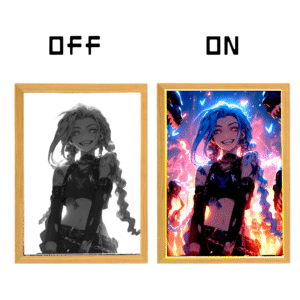 Κορνίζα Φωτιστικό LOL - Jinx