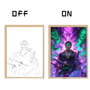 Κορνίζα Φωτιστικό One Piece Zoro