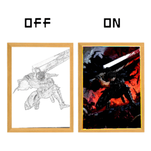 Κορνίζα Φωτιστικό Berserk